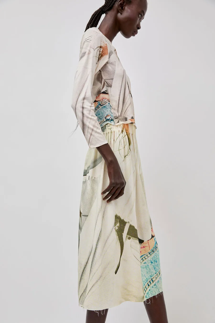 Vladimir Karaleev Long Sleeve Top in Abstract Print sold by No. 6 product image thumbnail 5