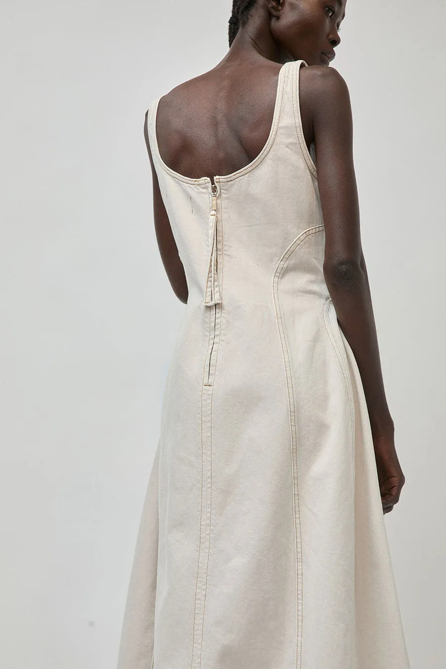 Dala Cocoon Bustier Dress in Salt sold by No. 6 product image thumbnail 2