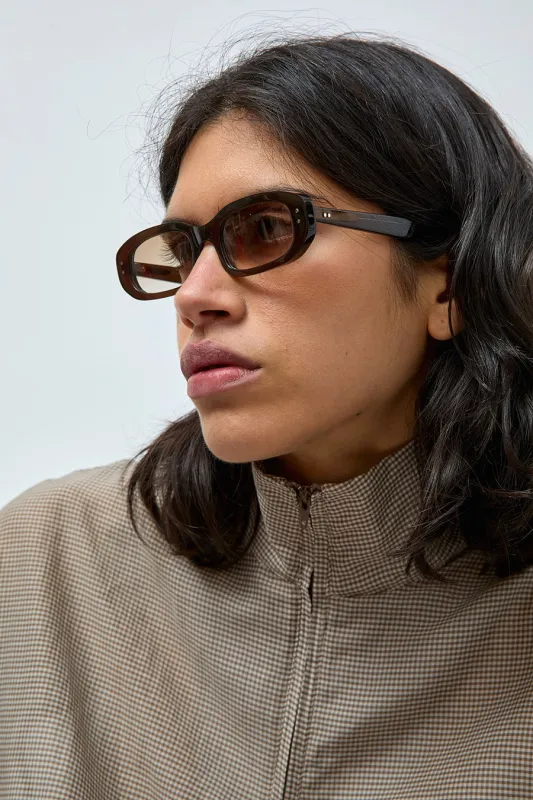 Monokel April Sunglasses in Chocolate made by Monokel