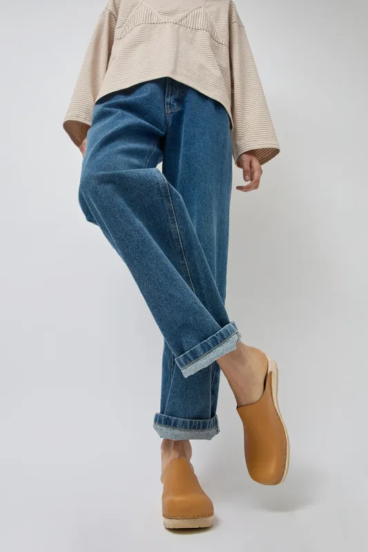 No.6 Contour Clog on Flat Base in Sunflower made by No. 6