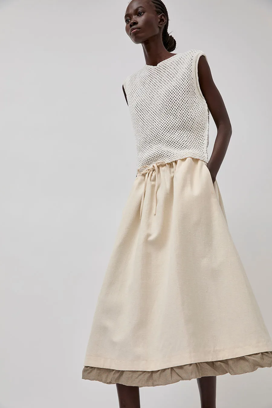 RUS Foso Skirt in Chalk sold by No. 6 product image thumbnail 5