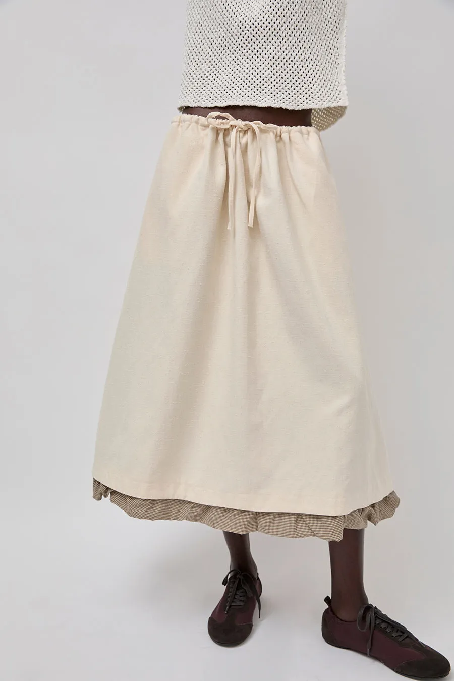 RUS Foso Skirt in Chalk sold by No. 6 product image thumbnail 3