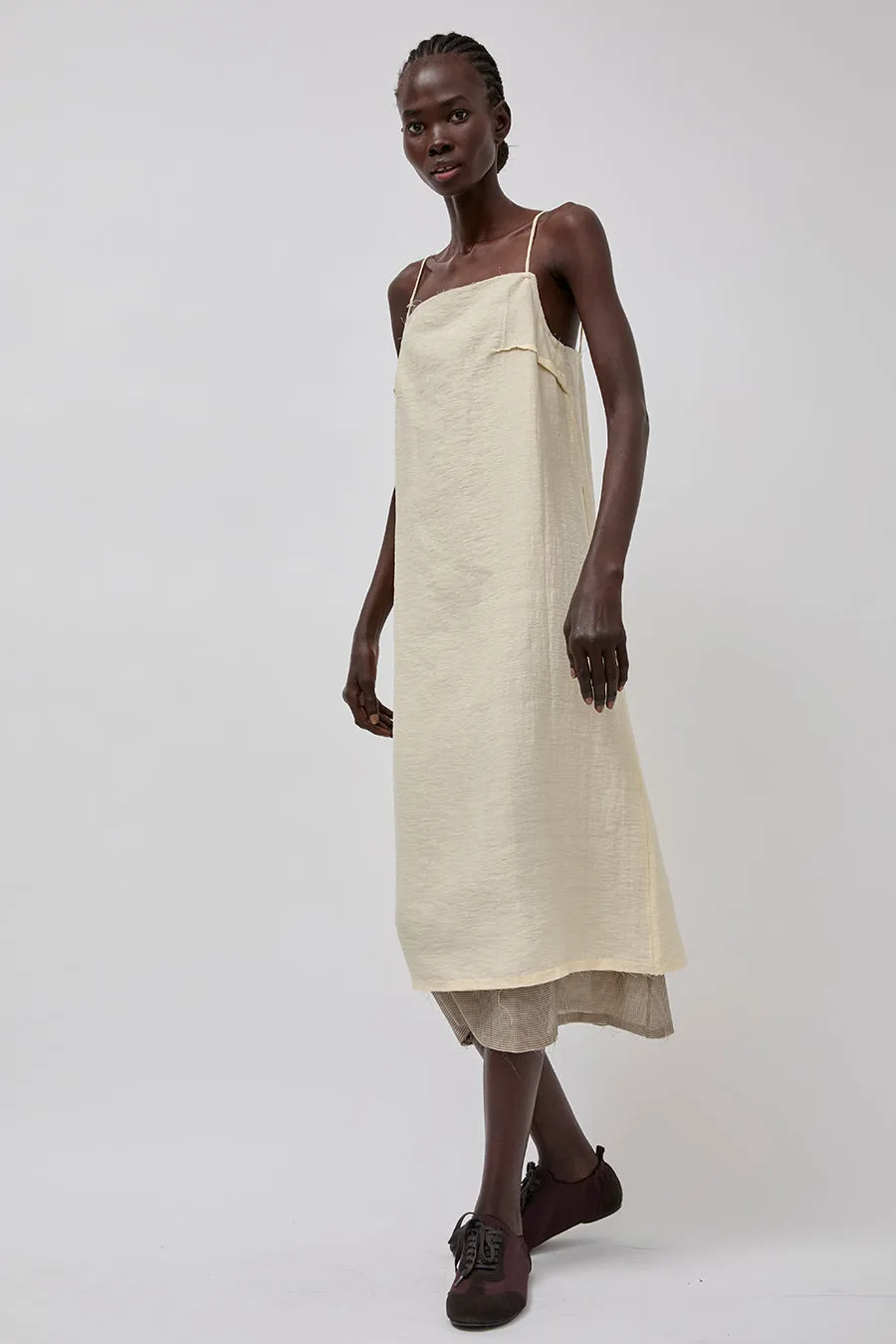 RUS Muso Dress in Crema sold by No. 6