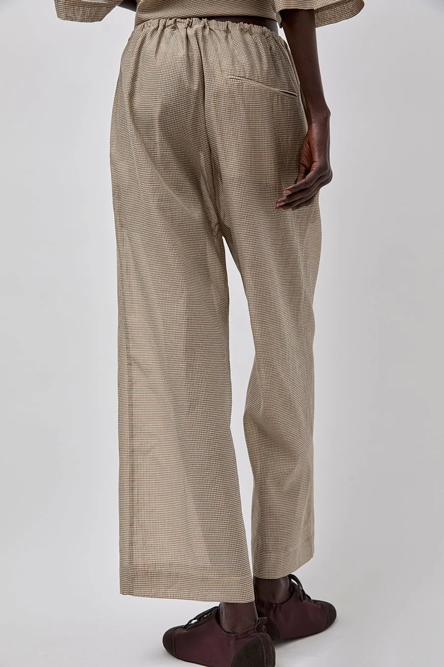 RUS Fue Pants in Gingham Toffee sold by No. 6 product image thumbnail 4