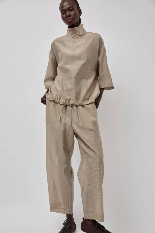 RUS Fue Pants in Gingham Toffee made by No. 6