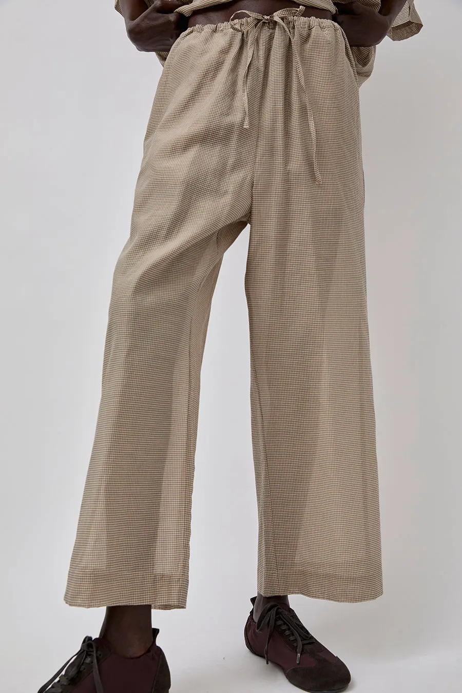 RUS Fue Pants in Gingham Toffee sold by No. 6 product image thumbnail 3