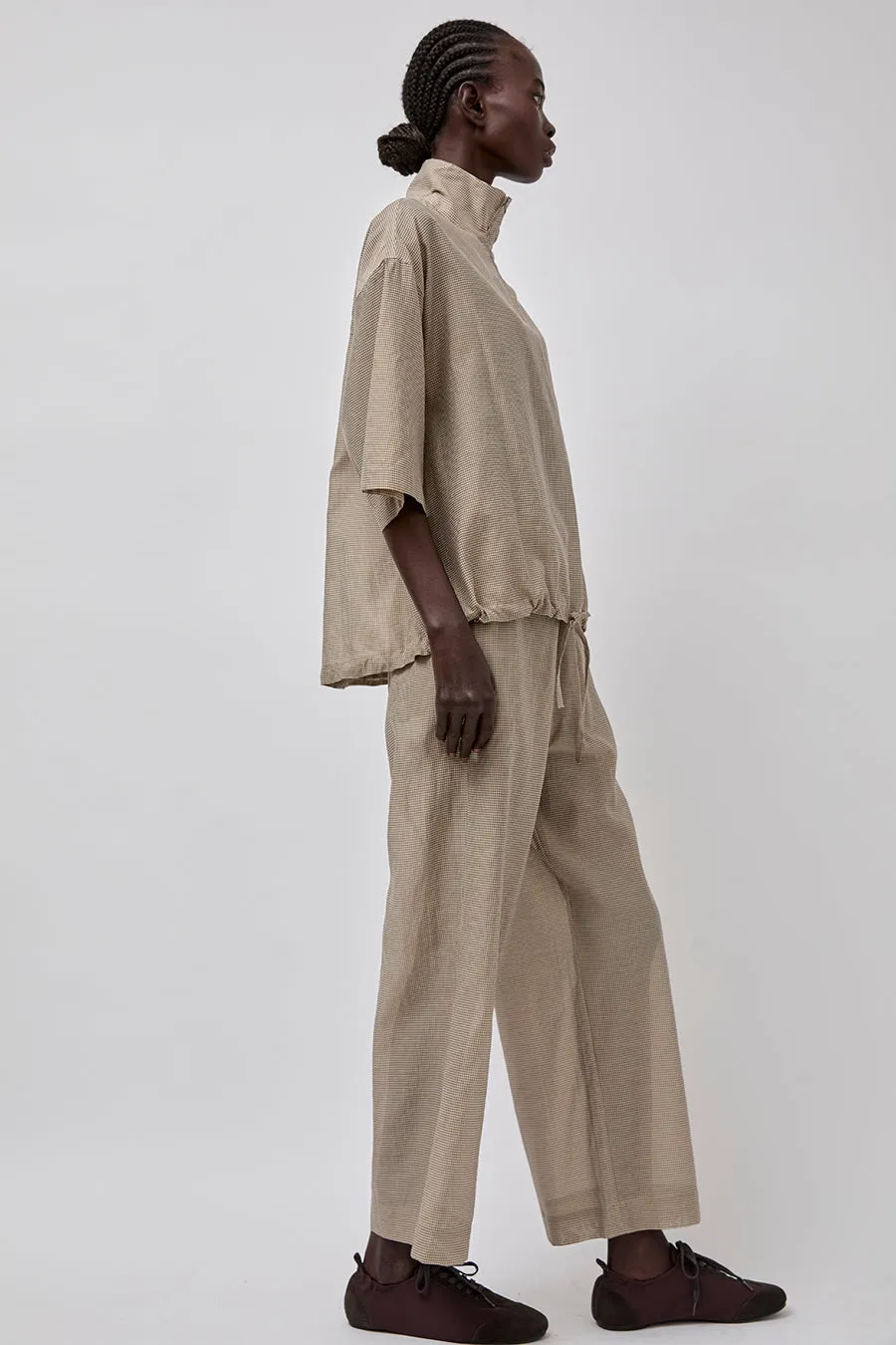 RUS Fue Pants in Gingham Toffee sold by No. 6 product image thumbnail 5