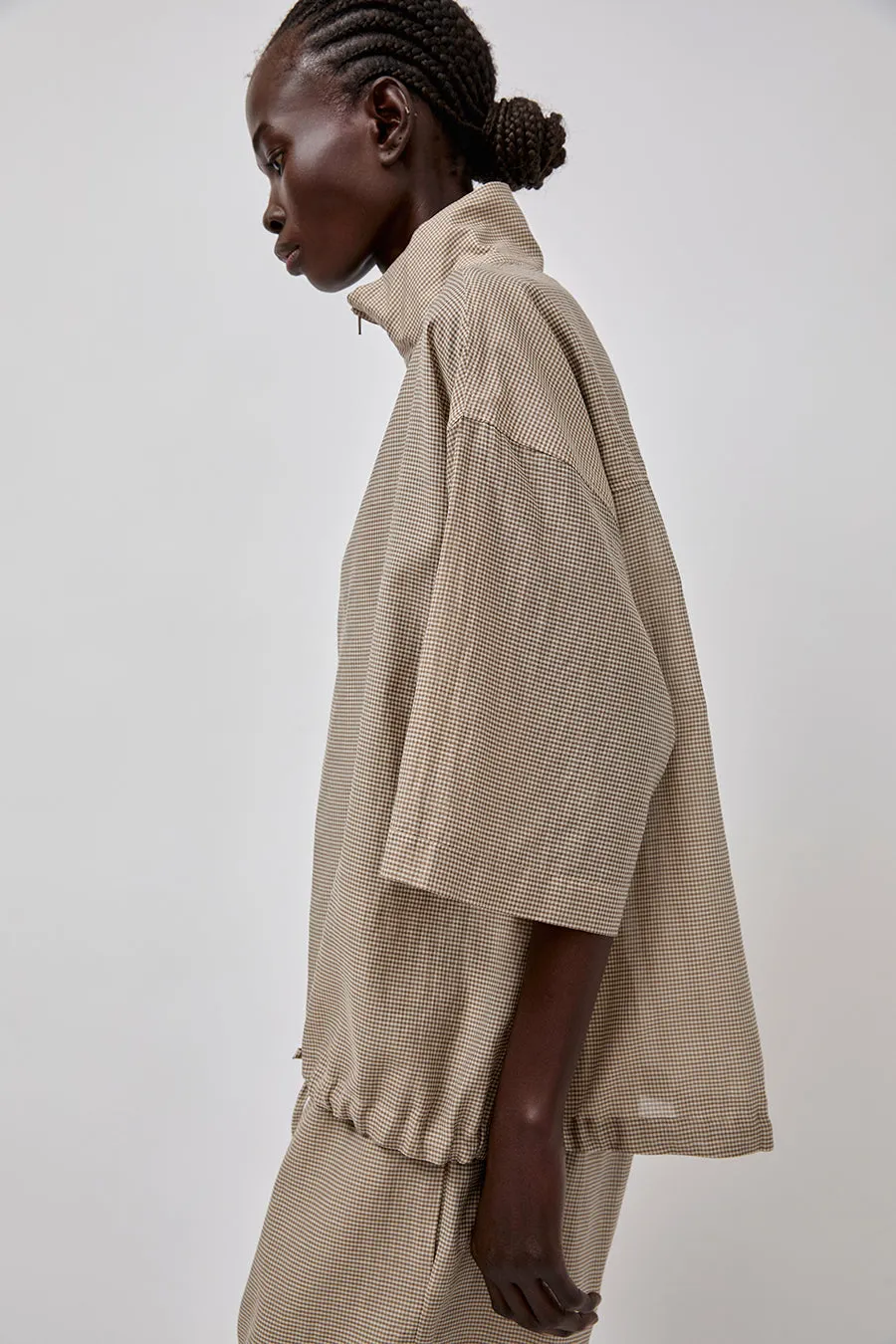 RUS Sonno Shirt in Gingham Toffee sold by No. 6 product image thumbnail 2