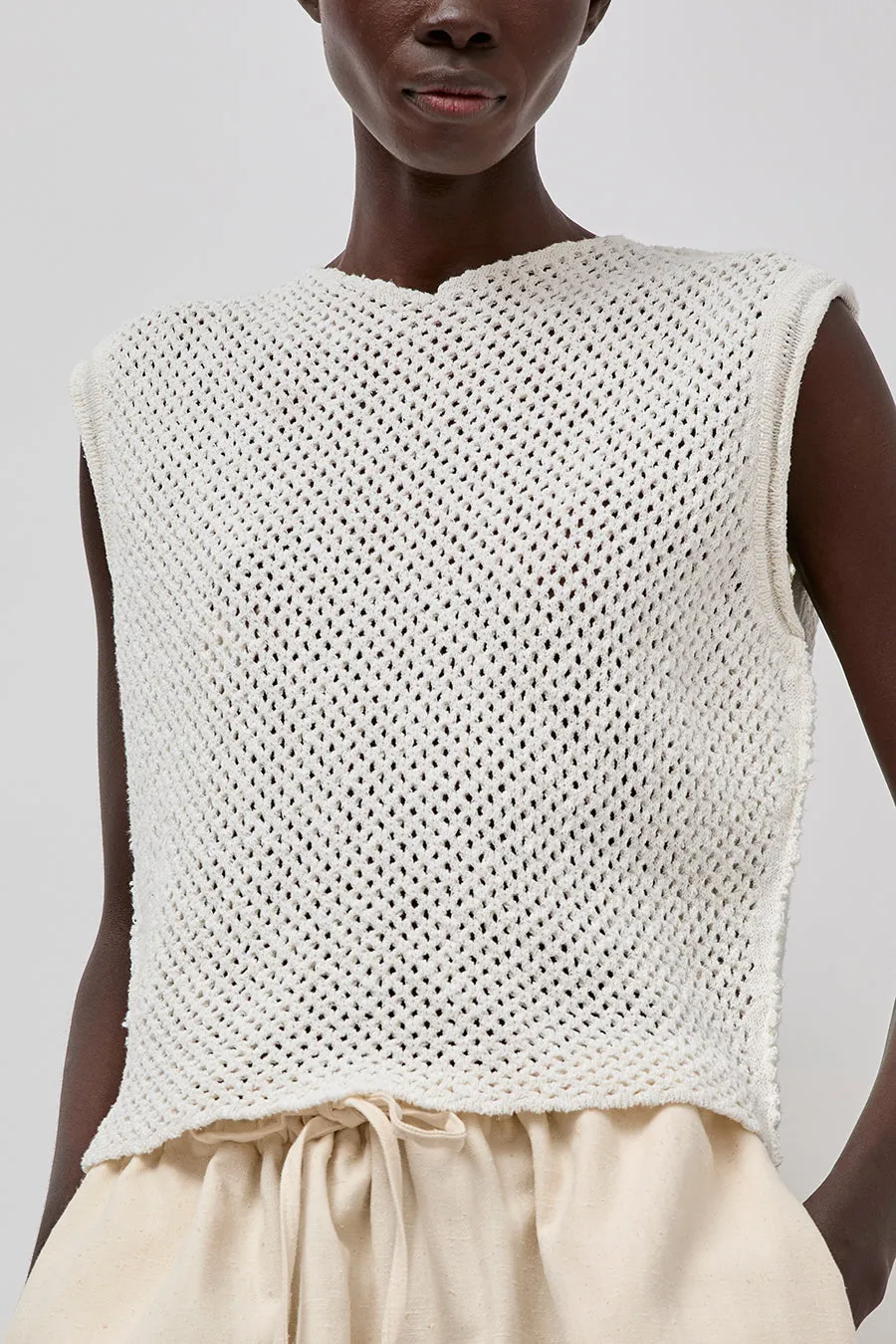 RUS Miru Vest in Chalk sold by No. 6 product image thumbnail 3