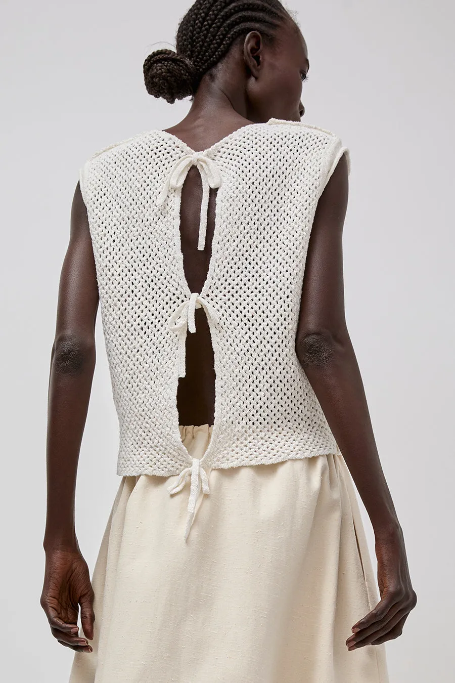 RUS Miru Vest in Chalk sold by No. 6 product image thumbnail 2