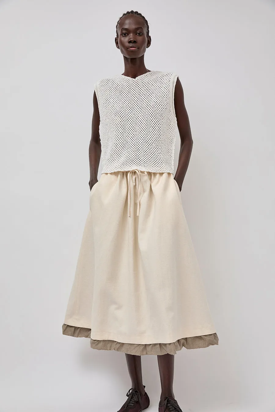 RUS Miru Vest in Chalk sold by No. 6 product image thumbnail 5