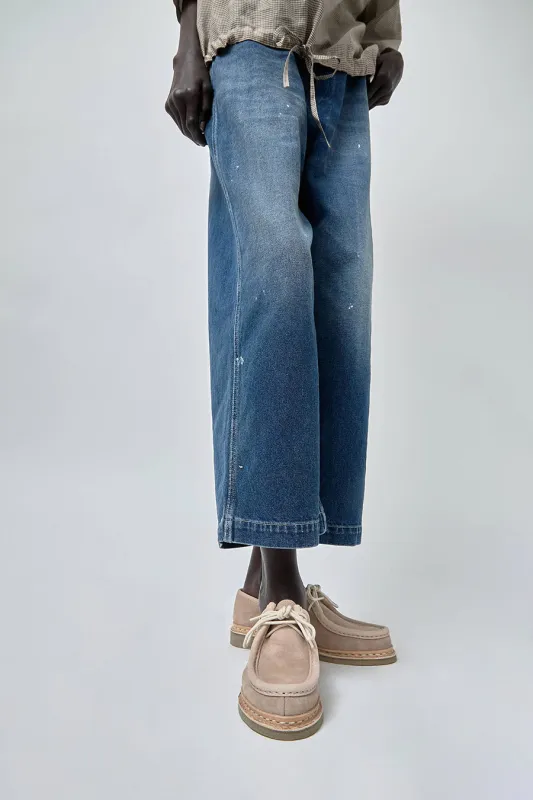 Paraboot Mirabelle Derby in Velours Gres made by Paraboot