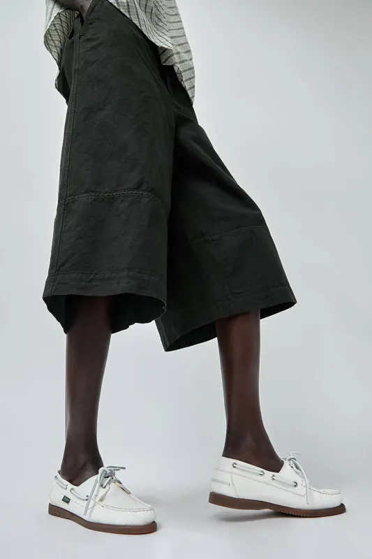 Paraboot Barth Boat Shoe in Cerf Blanc made by Paraboot