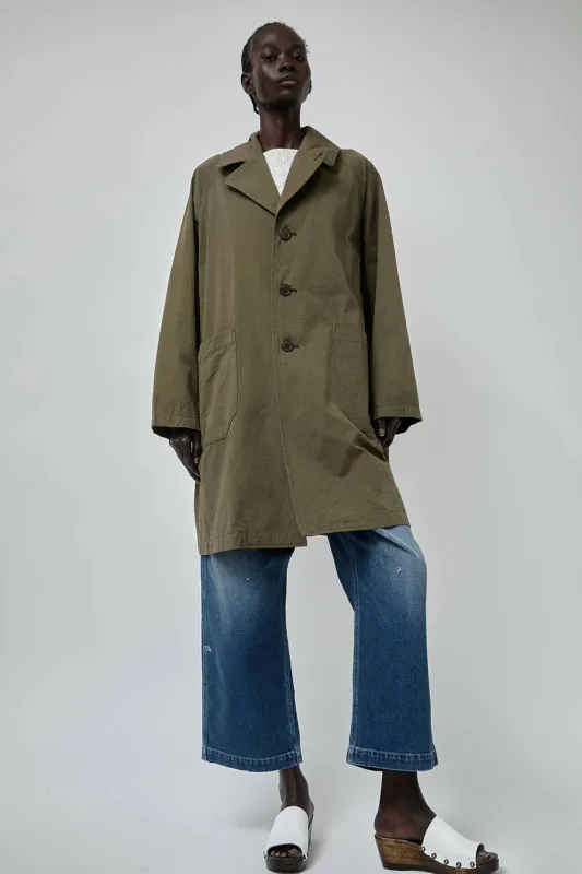 Ordinary Fits P Collar Coat in Khaki made by Ordinary Fits