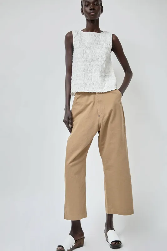 Ordinary Fits Bell Pant in Beige made by Ordinary Fits