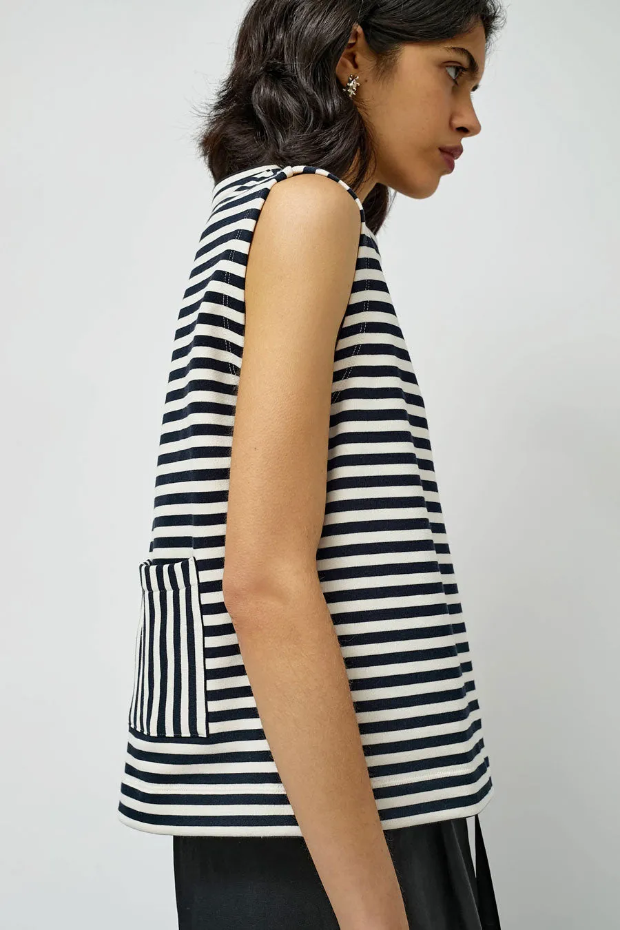 Rue Blanche Rayure SM Top in Night and White sold by No. 6 product image thumbnail 2