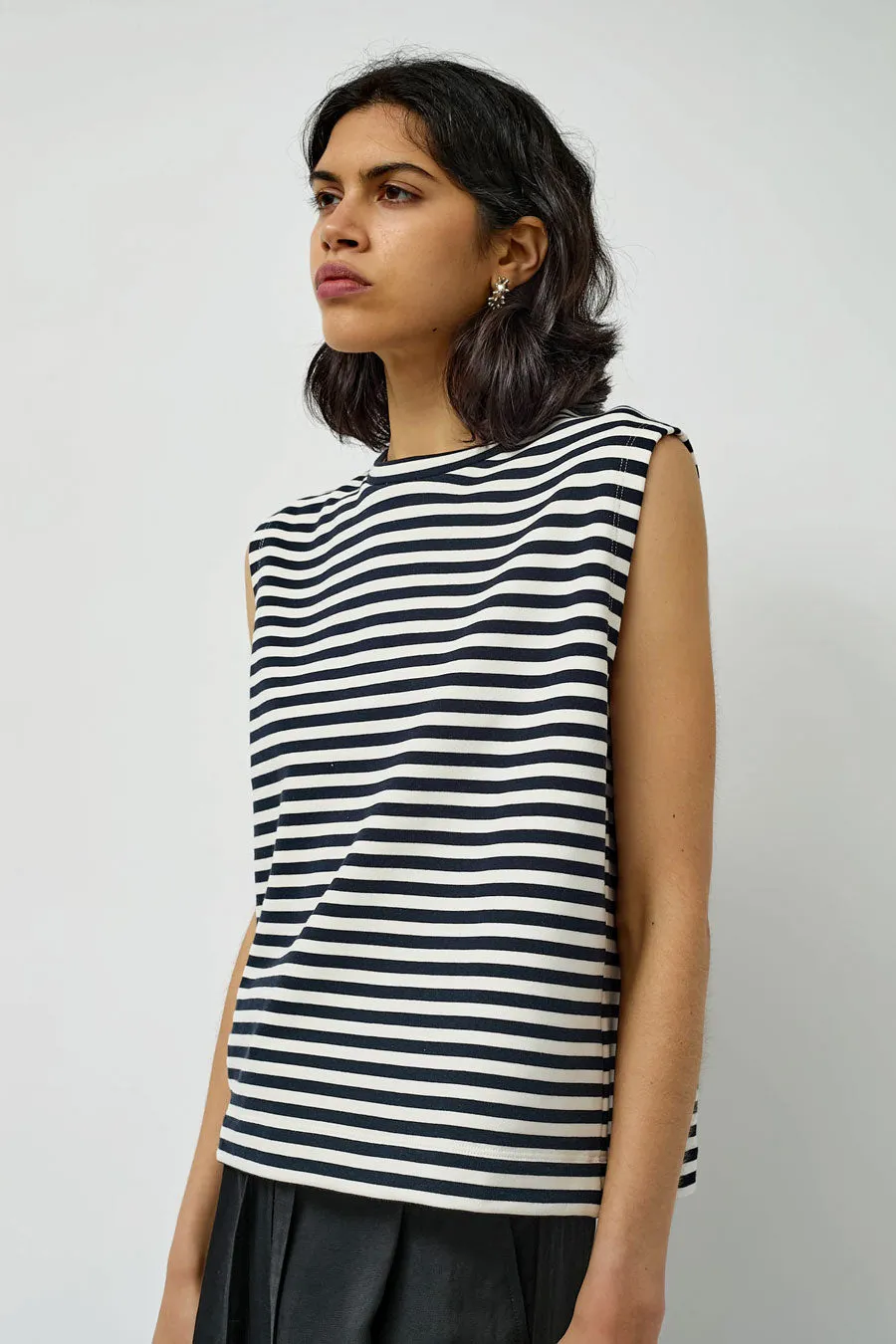 Rue Blanche Rayure SM Top in Night and White sold by No. 6 product image thumbnail 3