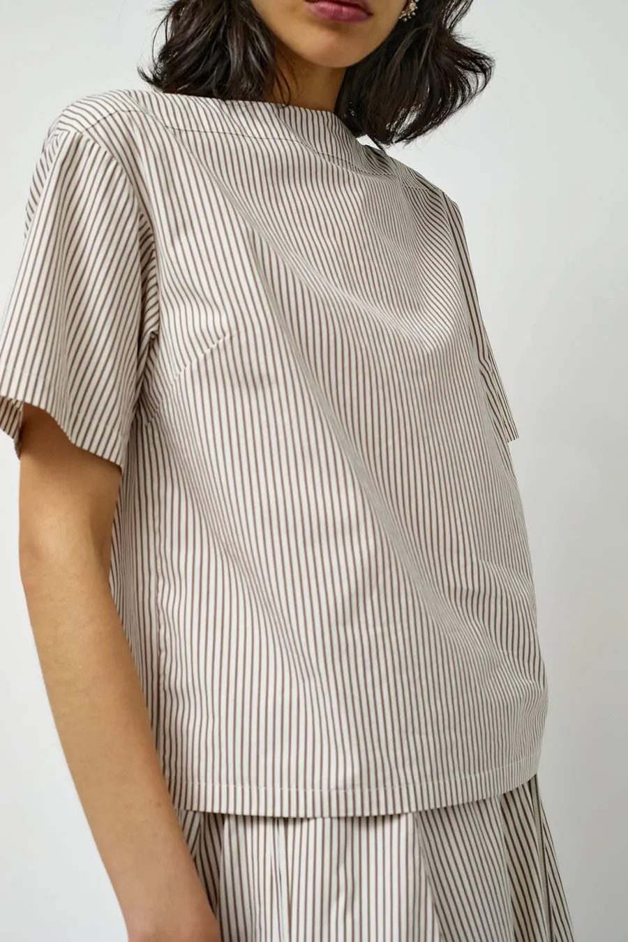 Rue Blanche West Top in Rust Stripe sold by No. 6 product image thumbnail 4