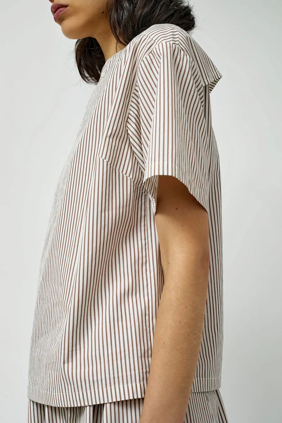 Rue Blanche West Top in Rust Stripe sold by No. 6 product image thumbnail 3