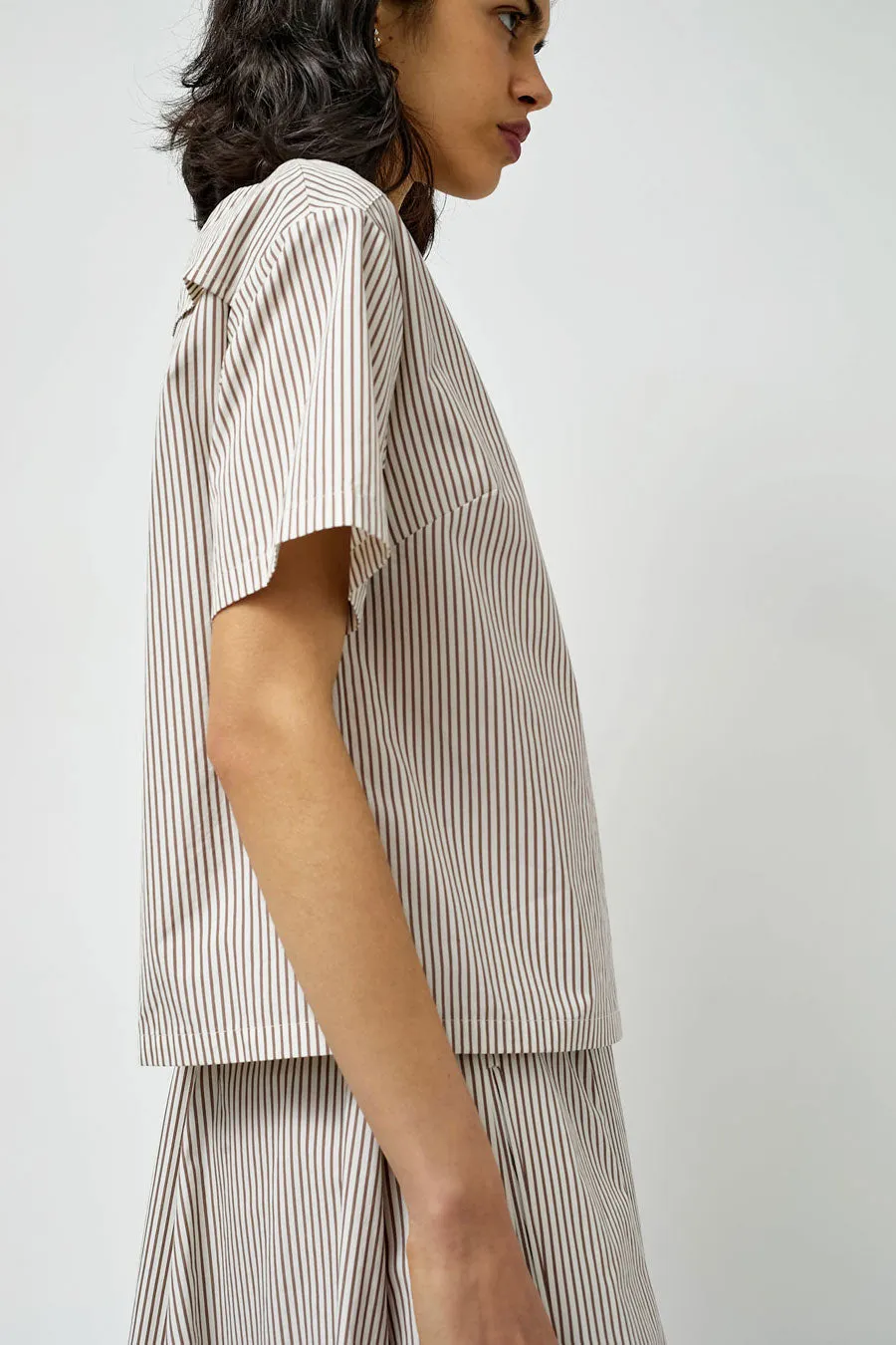 Rue Blanche West Top in Rust Stripe sold by No. 6 product image thumbnail 5