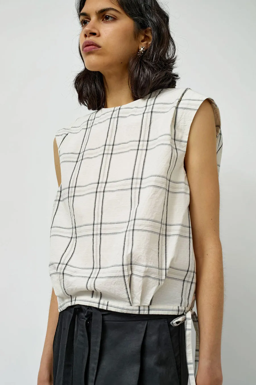 Rue Blanche Frifa Top in Windowpane sold by No. 6
