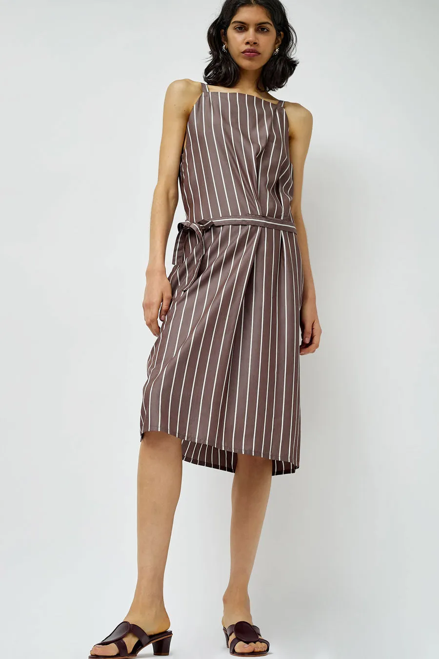 Rue Blanche Ripa Dress in Stripe sold by No. 6