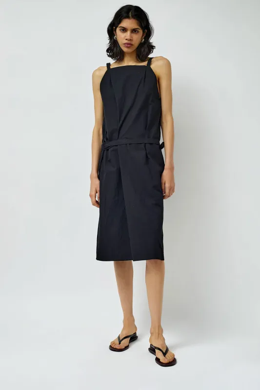 Rue Blanche Ripa Dress in Black made by No. 6