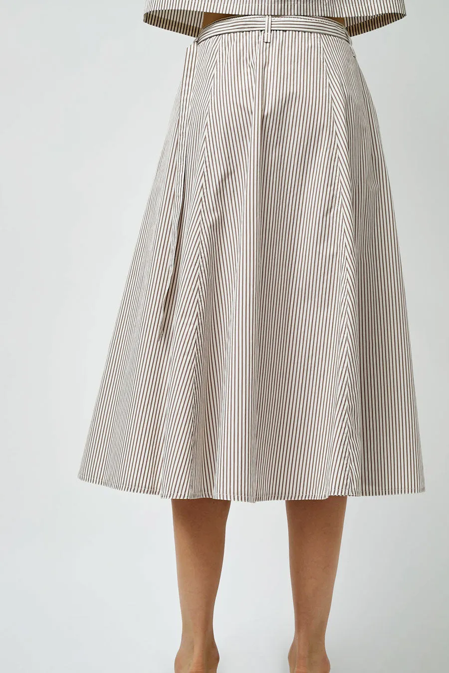 Rue Blanche Aro Skirt in Rust Stripe sold by No. 6 product image thumbnail 5
