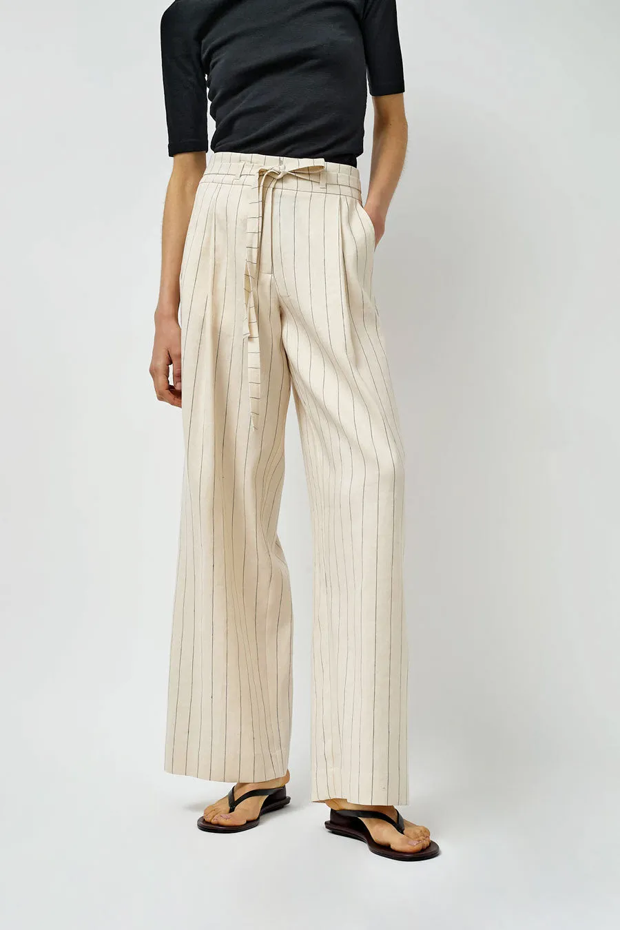 Rue Blanche Sunno Pant in Cream Stripe sold by No. 6 product image thumbnail 3