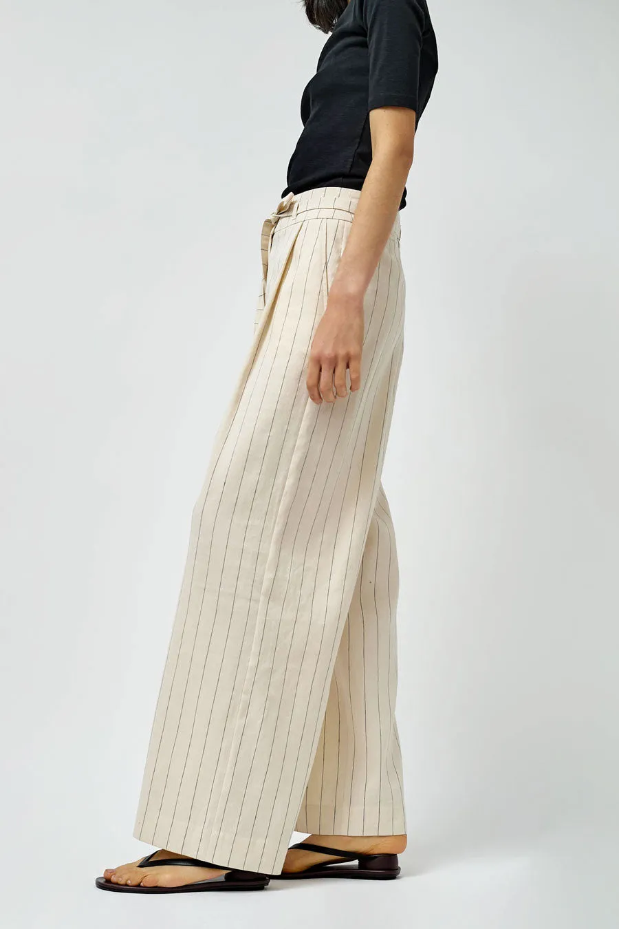 Rue Blanche Sunno Pant in Cream Stripe sold by No. 6 product image thumbnail 2