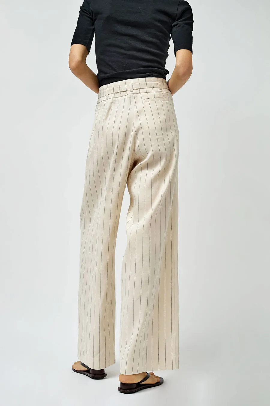 Rue Blanche Sunno Pant in Cream Stripe sold by No. 6 product image thumbnail 5