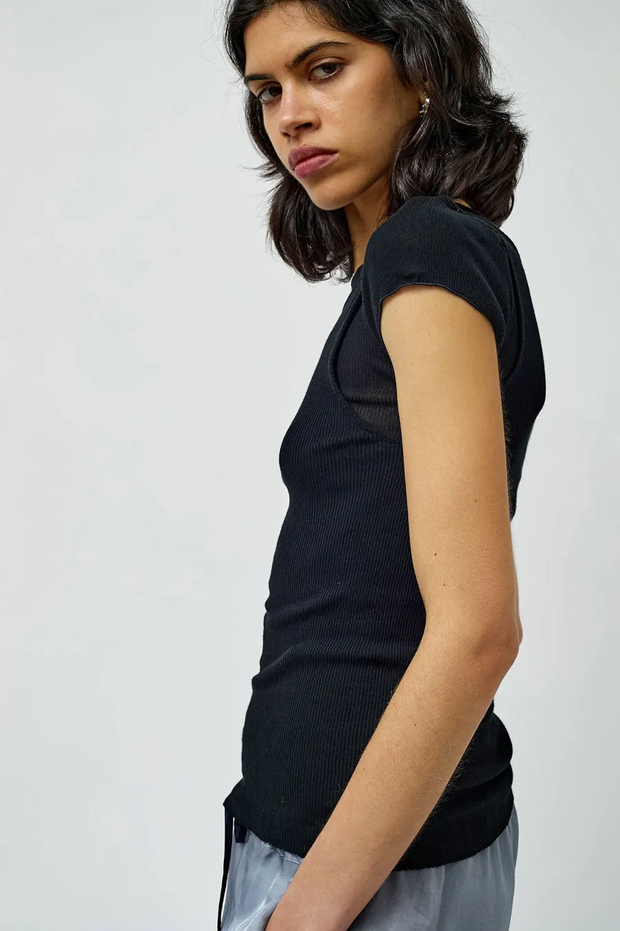 Sayaka Davis Two Piece Tank and Tee Set in Black sold by No. 6 product image thumbnail 3