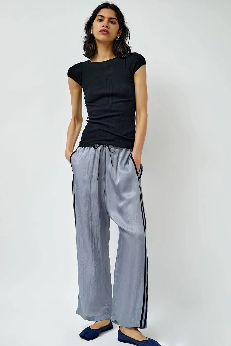 Sayaka Davis Track Pants in Lavender Gray sold by No. 6
