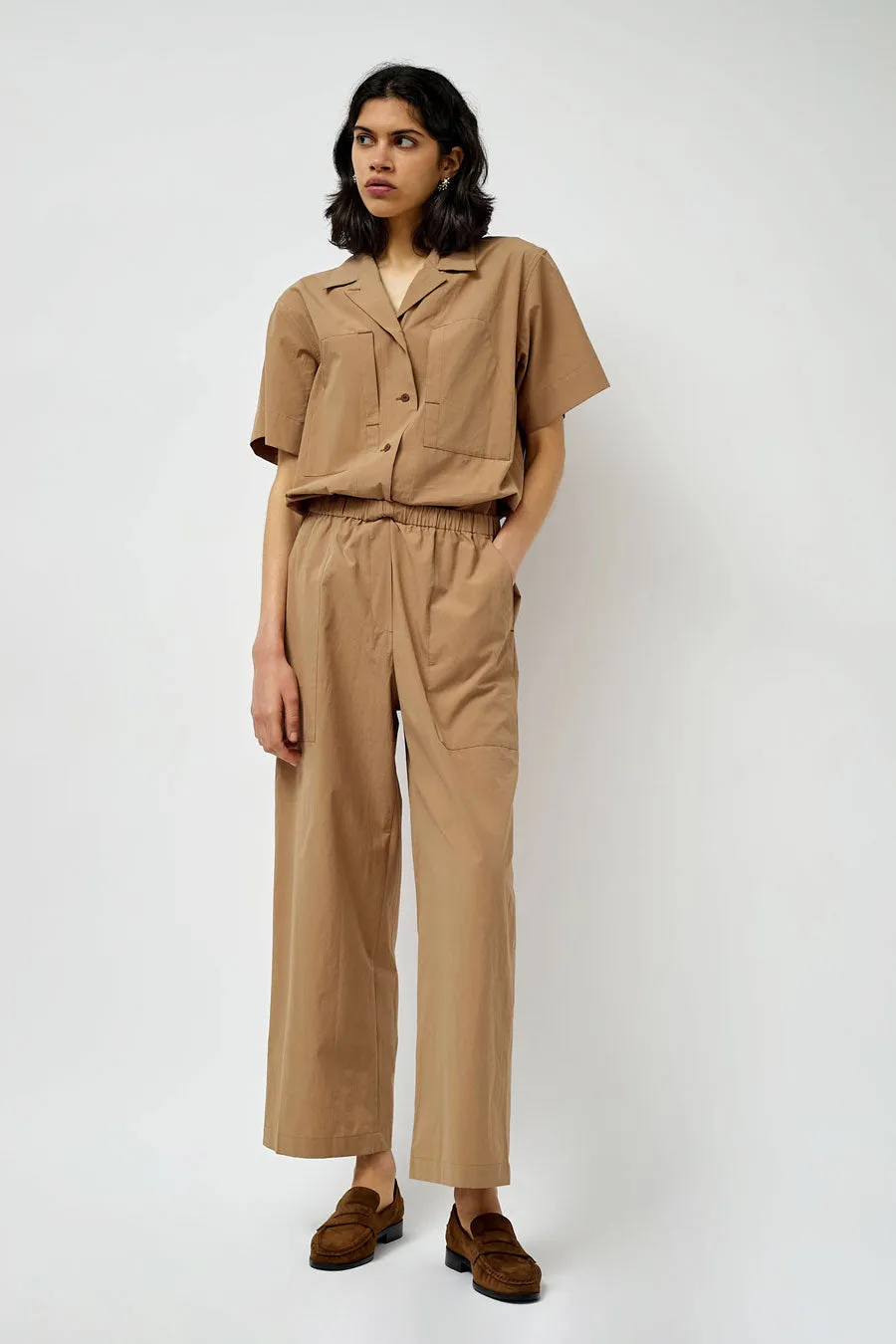 Sayaka Davis Coverall in Tan Brown sold by No. 6