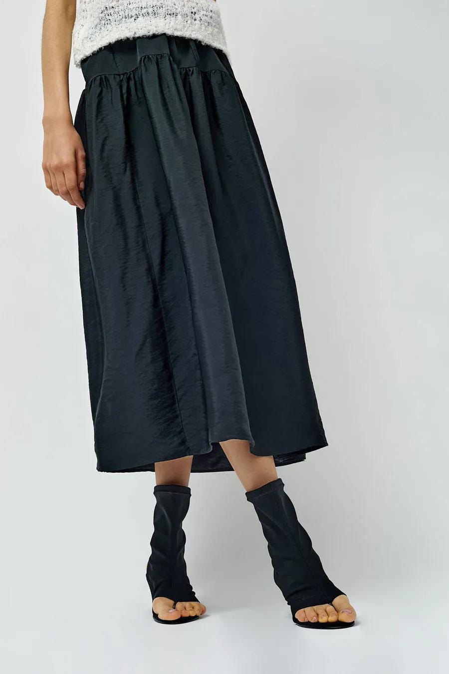 NOMIA Maxi Gathered Skirt in Black sold by No. 6 product image thumbnail 3
