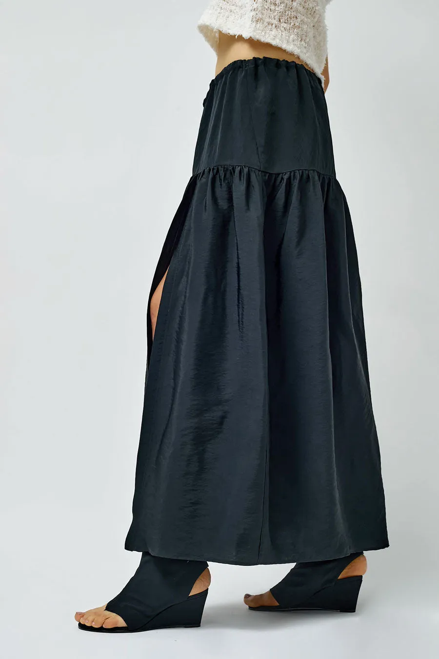 NOMIA Maxi Gathered Skirt in Black sold by No. 6 product image thumbnail 2