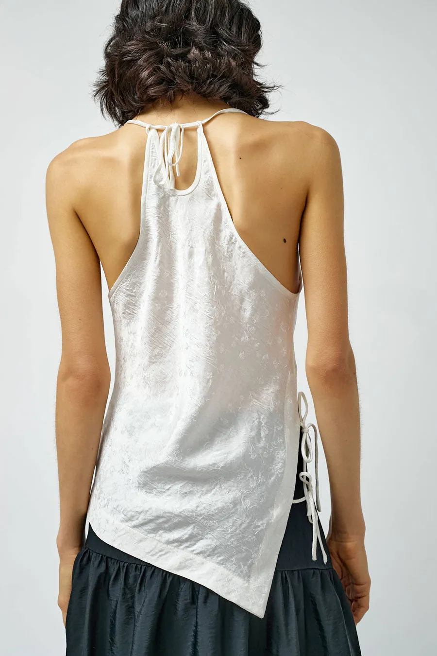 NOMIA Side Tie Halter Top in White sold by No. 6 product image thumbnail 3