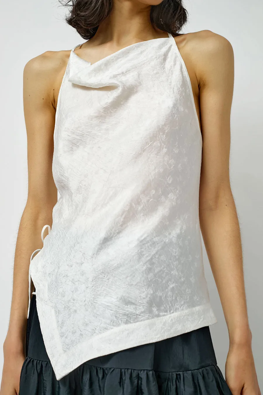 NOMIA Side Tie Halter Top in White sold by No. 6 product image thumbnail 4