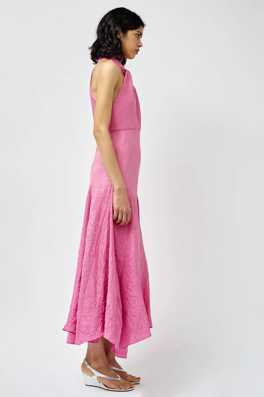 NOMIA Scarf Bias Maxi Dress in Peony sold by No. 6 product image thumbnail 2