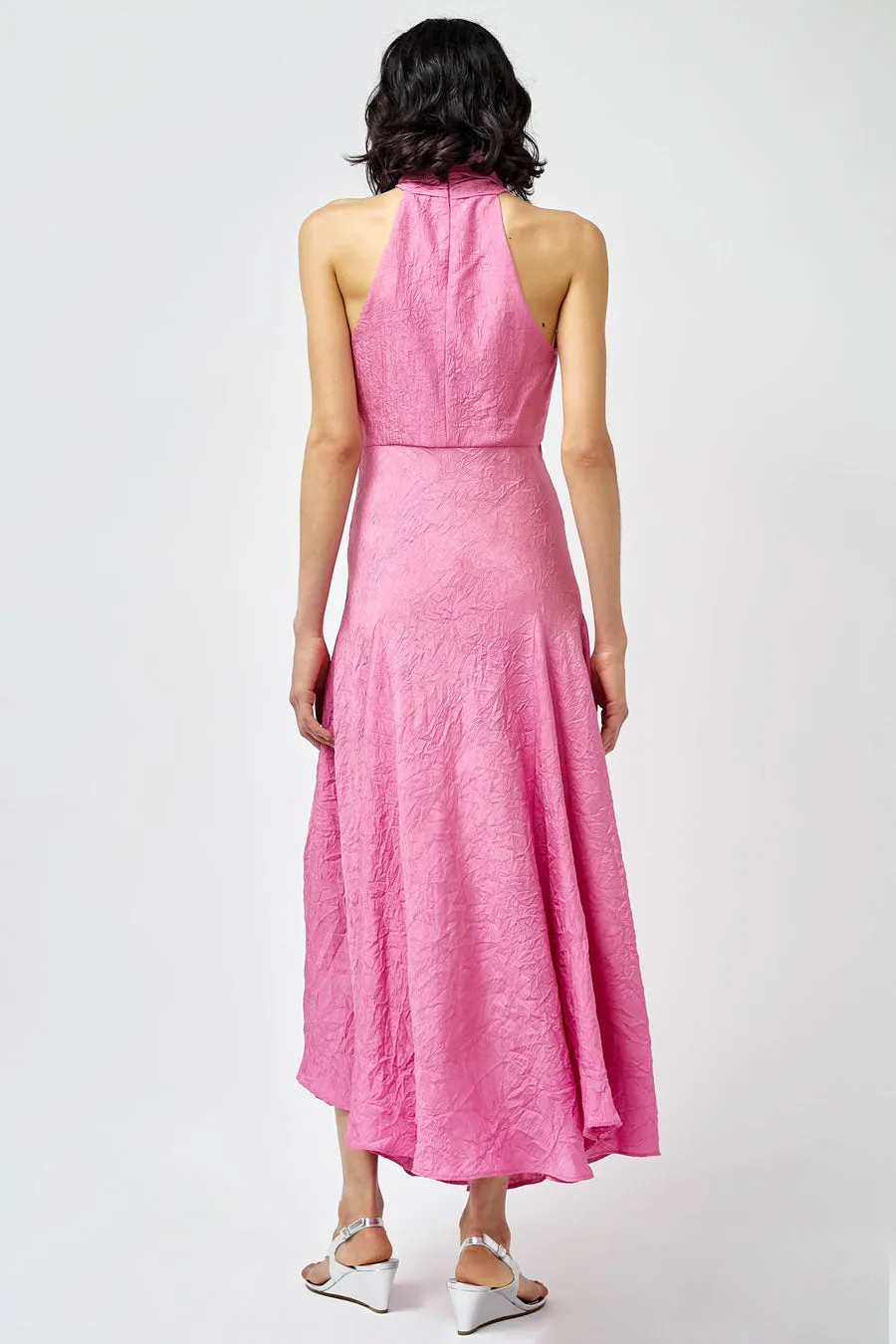 NOMIA Scarf Bias Maxi Dress in Peony sold by No. 6 product image thumbnail 5