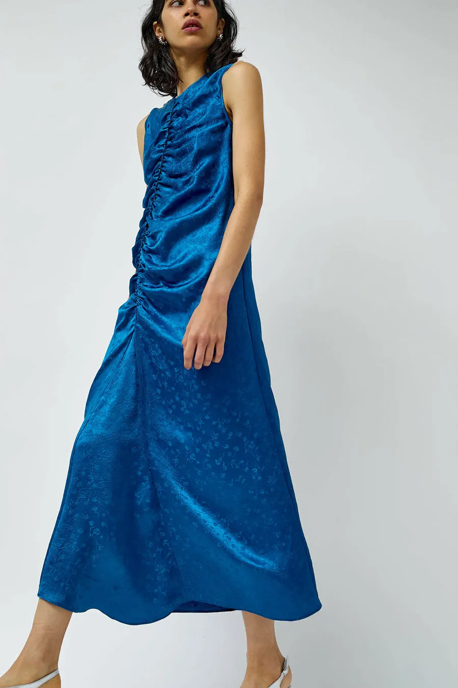 NOMIA Gathered Front Dress in Deep Sea sold by No. 6 product image thumbnail 2