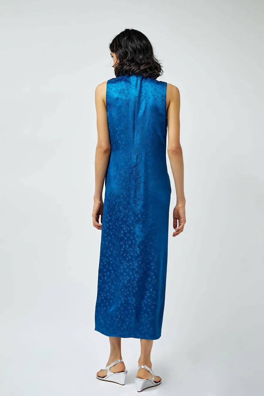 NOMIA Gathered Front Dress in Deep Sea sold by No. 6 product image thumbnail 5