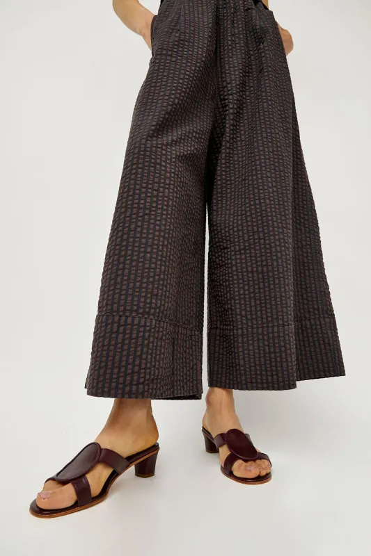 Martiniano Medalia Sandal in Oxblood made by Martiniano