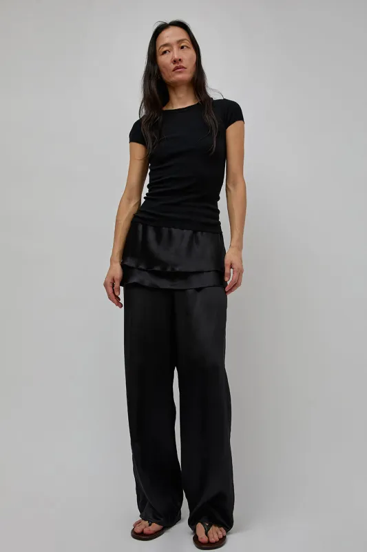 Baserange Kin Pants in Black made by Baserange