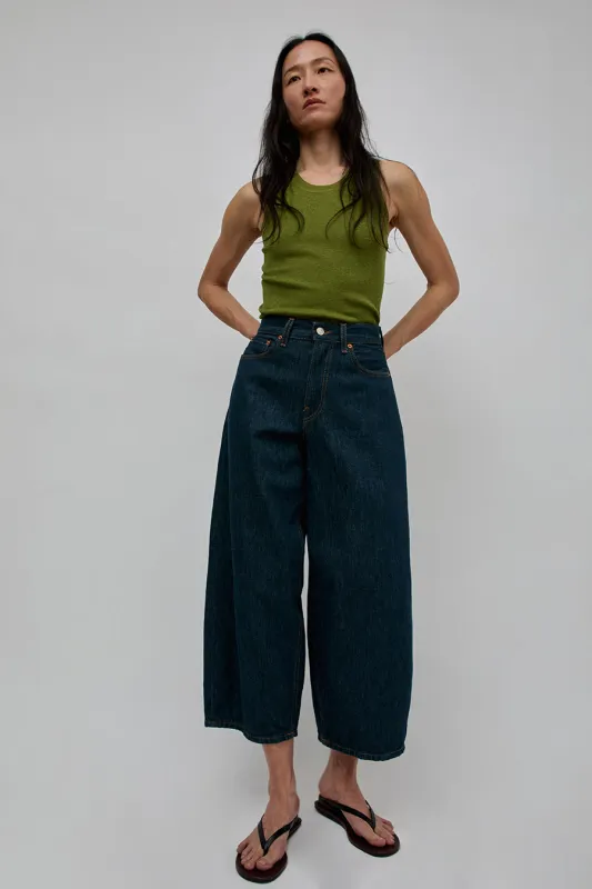 6397 Cropped Roomy Jean in 70s Rinsed Raw made by 6397
