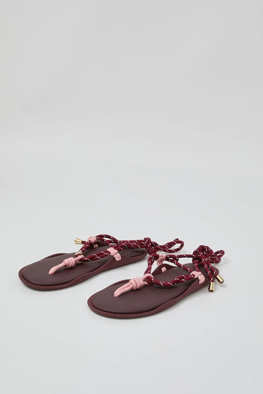 Flòwze Flò Twin Sandal in Bordeaux and Pink sold by No. 6 product image thumbnail 3