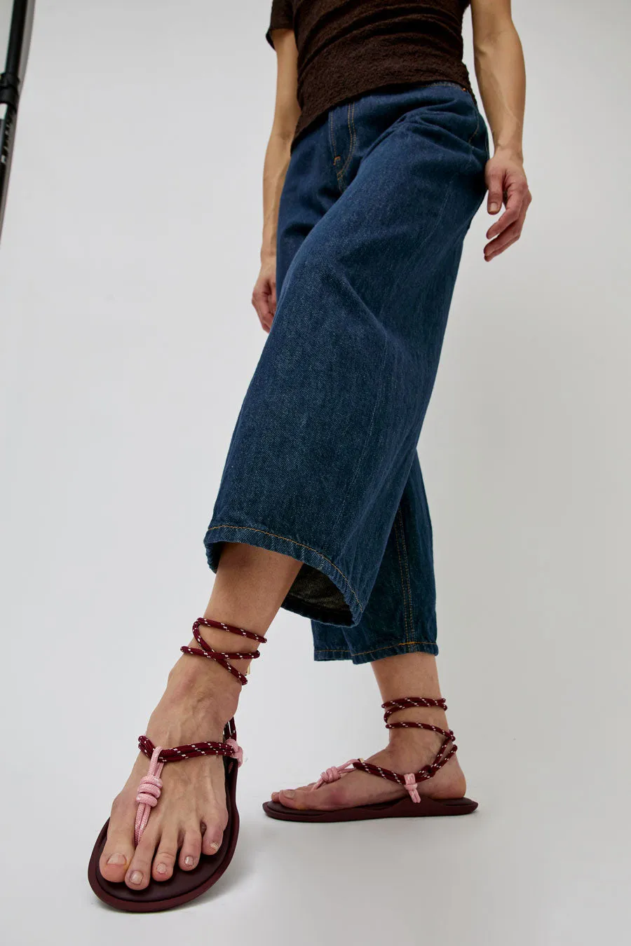 Flòwze Flò Twin Sandal in Bordeaux and Pink sold by No. 6 product image thumbnail 2