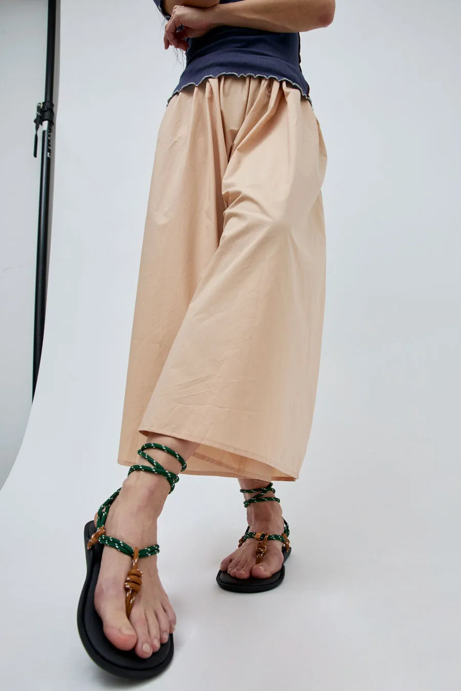 Flòwze Flò Twin Sandal in Forest Green and Hazelnut sold by No. 6