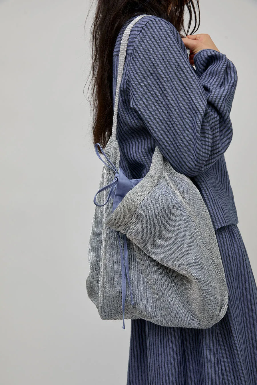Deiji Studios Chain Bag in Silver sold by No. 6