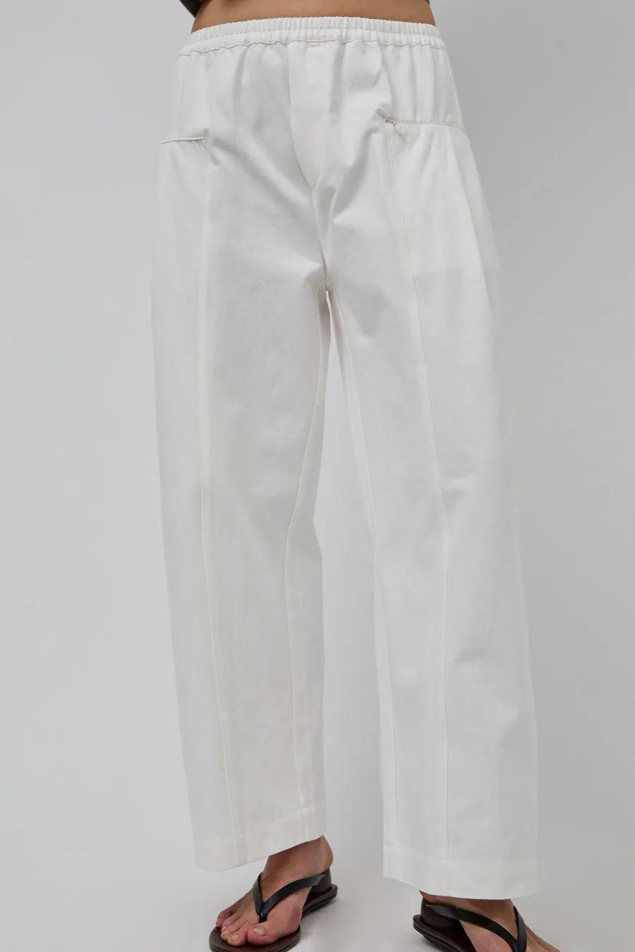 Deiji Studios Pleat Pant in White sold by No. 6 product image thumbnail 3